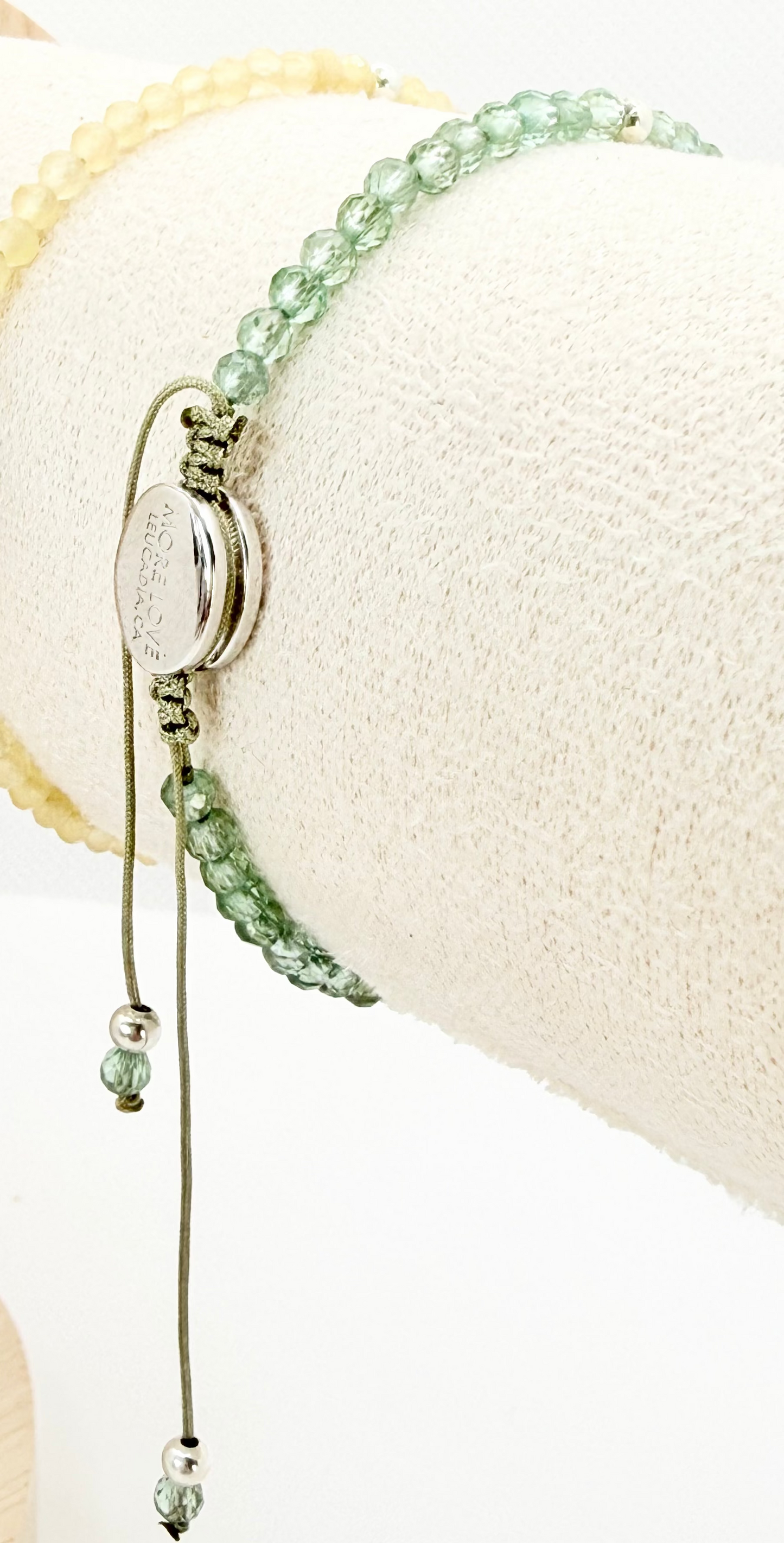 Green Apatite Meridian Bracelet