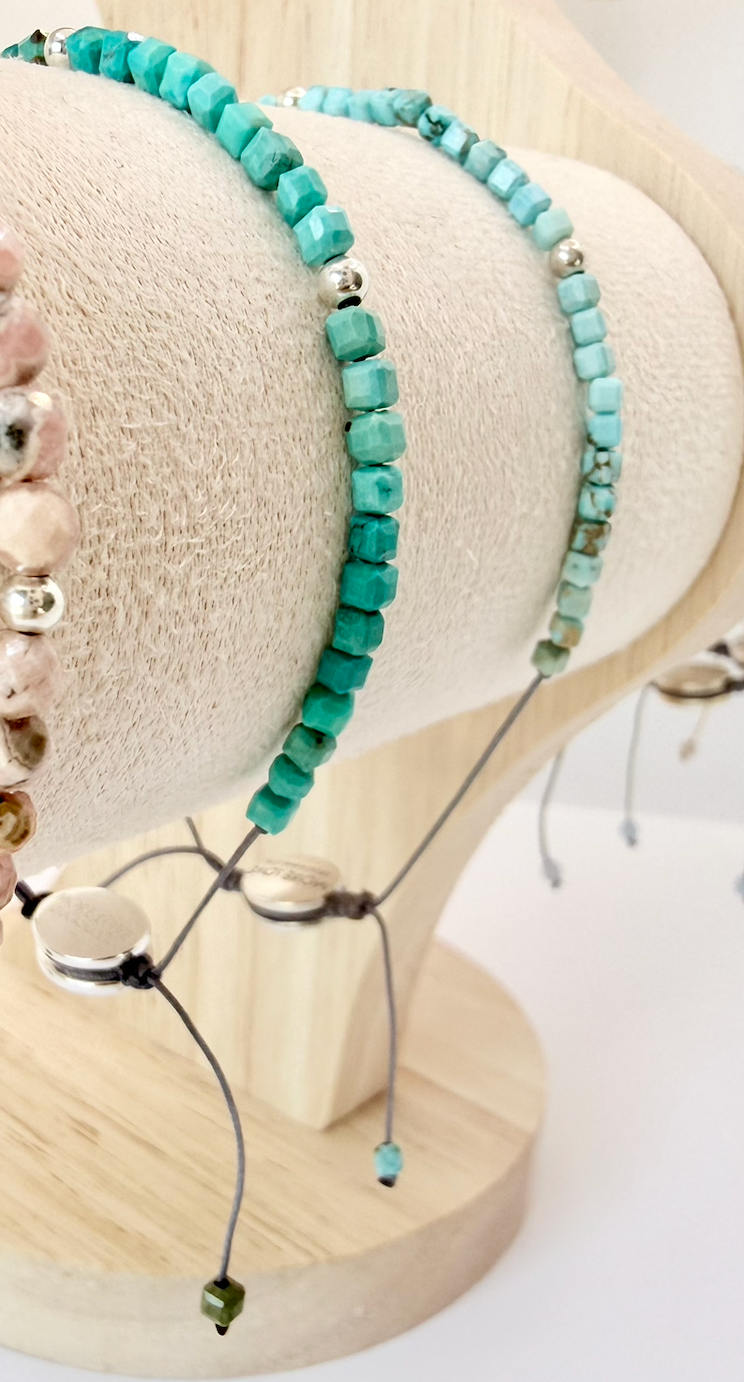 Turquoise Meridian Bracelet (Light Blue)
