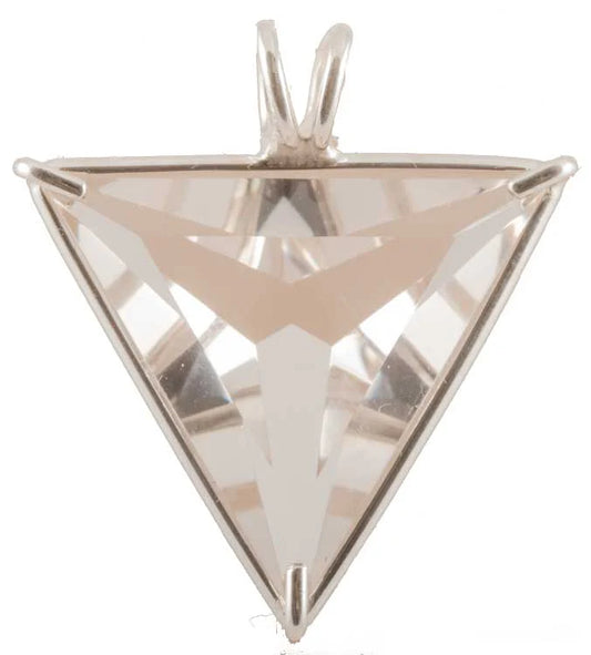 Crystal Quartz Angel Star Necklace - Water Element