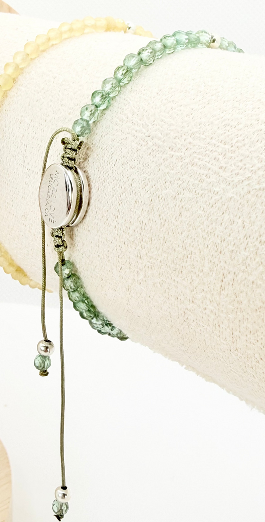 Green Apatite Meridian Bracelet