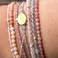Pink Tourmaline Crystal Bracelet