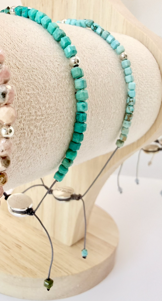 Turquoise Meridian Bracelet (Light Blue)