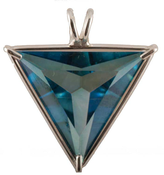 Aqua Aura Angel Star Necklace - Water Element
