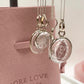 Crystal Quartz Engraved Vortex Necklace