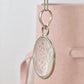 Crystal Quartz Engraved Vortex Necklace