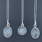 Crystal Quartz Engraved Vortex Necklace